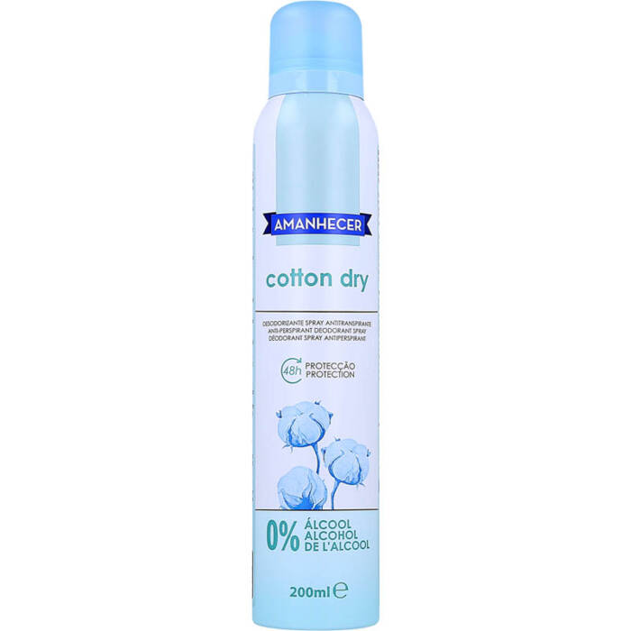 Desodorizante Amanhecer Spray Cotton Dry - Supermercado - Higiene e beleza