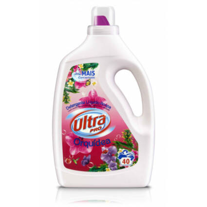 Detergente Máquina da Roupa Líquido Ultra Pro Orquídea 40 doses - Supermercado - Cuidar da casa