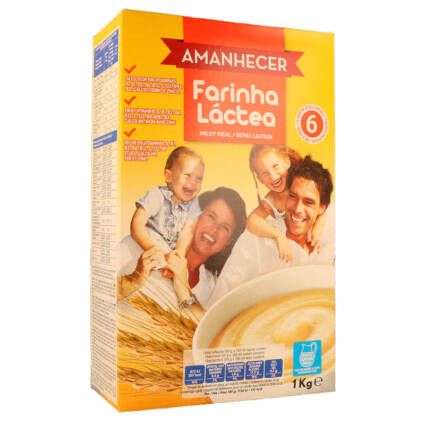 Papa Infantil Farinha Láctea Amanhecer - Supermercado - Mercearia