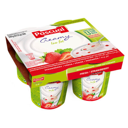 Iogurte SemiDesnatado Morango Pack 4x125gr - Supermercado - Lacticinios