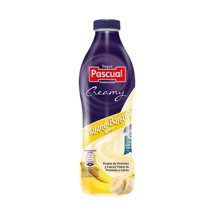 Iogurte Liquido Cremoso Banana 750ml - Supermercado - Lacticinios