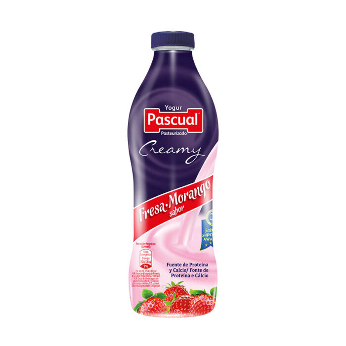 Iogurte Liquido Cremoso Morango 750ml - Supermercado - Lacticinios