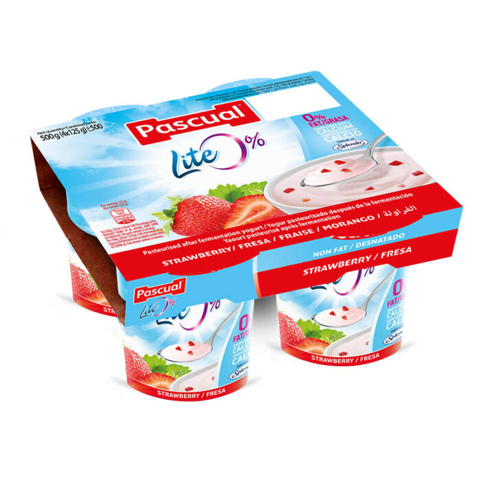 Iogurte Desnatado Morango Pack 4x125gr - Supermercado - Lacticinios