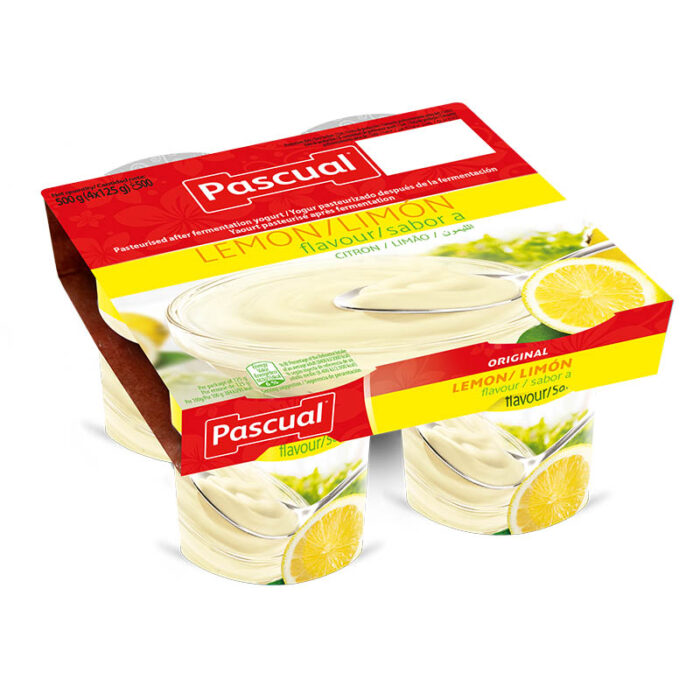 Iogurte Sabor Limão Pack 4x125gr - Supermercado - Lacticinios