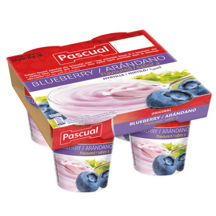 Iogurte Sabor Mirtilos Pack 4x125gr - Supermercado - Lacticinios