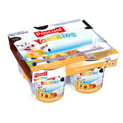Iogurte Yogikids Pêssego Pack 4x125gr - Supermercado - Lacticinios