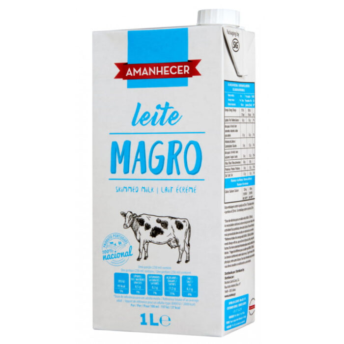 Leite UHT Magro Amanhecer - Supermercado - Lacticinios