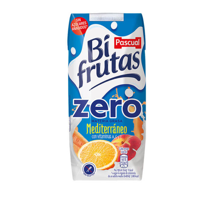 Bifrutas MEDITERRANEO ZERO 330ml - Supermercado - Bebidas