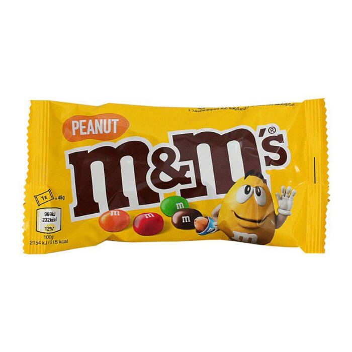 Drageias de Chocolate M&M'S Amendoim 45 G cx c/24unid - Supermercado - Mercearia