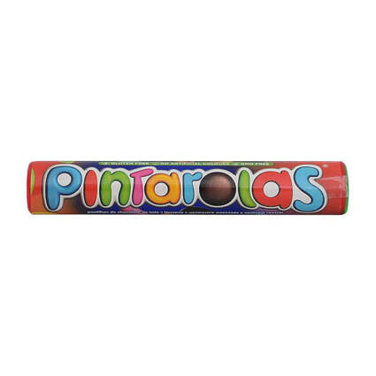 Drageias de Chocolate Pintarolas Tubo 22 G cx c/20unid - Supermercado - Mercearia