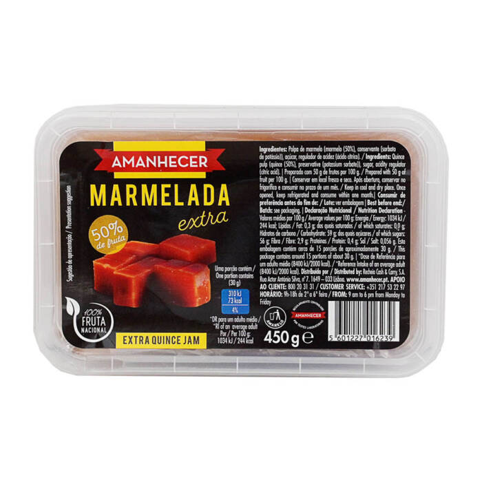 Marmelada Amanhecer 450GR cx c/24 - Supermercado - Mercearia