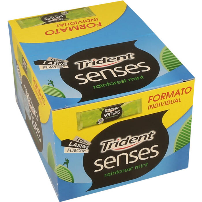 Pastilhas Elásticas Trident Senses Rainforest 100 Un - Supermercado - Mercearia