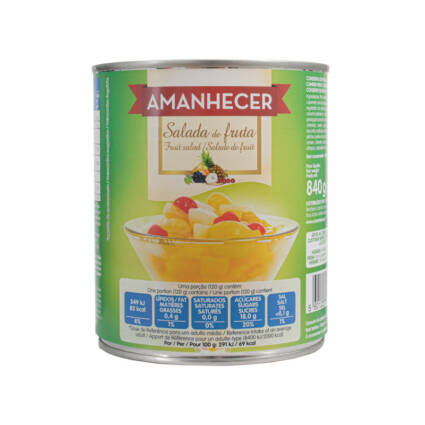 Salada de Fruta Amanhecer 840GR cx c/12 - Supermercado - Mercearia