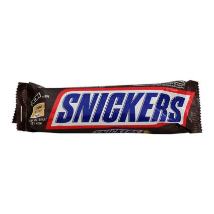 Snack de Chocolate Snickers 50 G cx c/24unid - Supermercado - Mercearia
